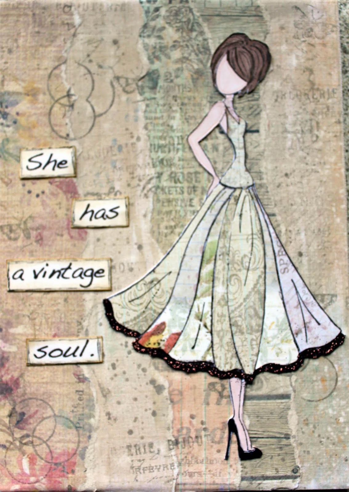 My Scraptastic Adventures She art canvas