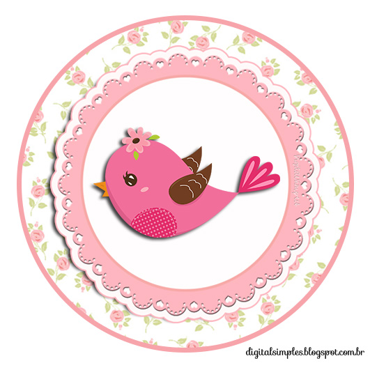 kit de personalizados tema quot passarinhos quot para meninas para kit de personalizados tema quot passarinhos quot para meninas para