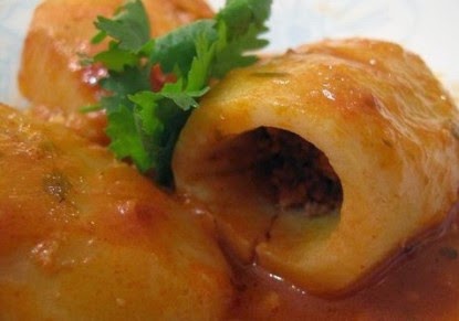 طريقة عمل محشي البطاطس بالارز طريقة عمل محشي البطاطس بالارز