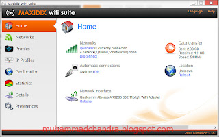 Maxidix Wifi Suite 11.11.8 Build 71 - Software Untuk Mengontrol Koneski Wi-Fi ( gratis )