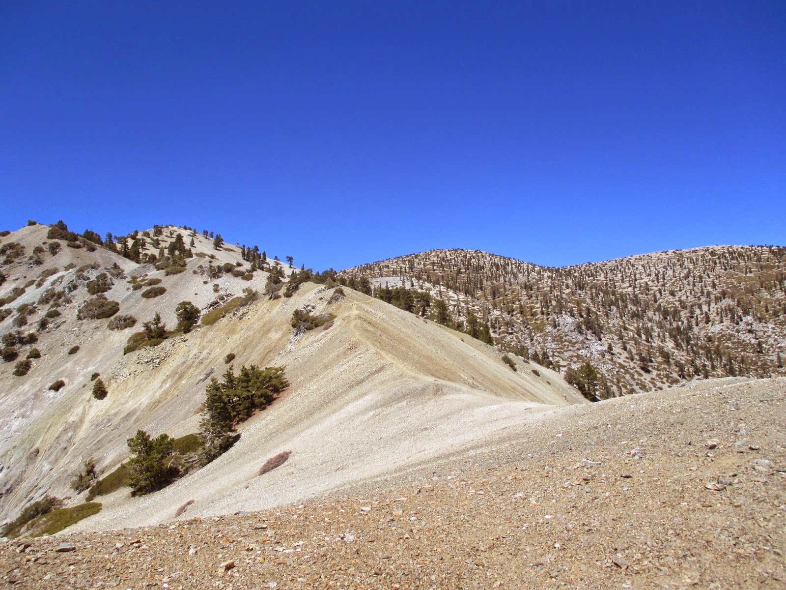 Hiking in Southern California Mount Baldy (10,064') and West Baldy