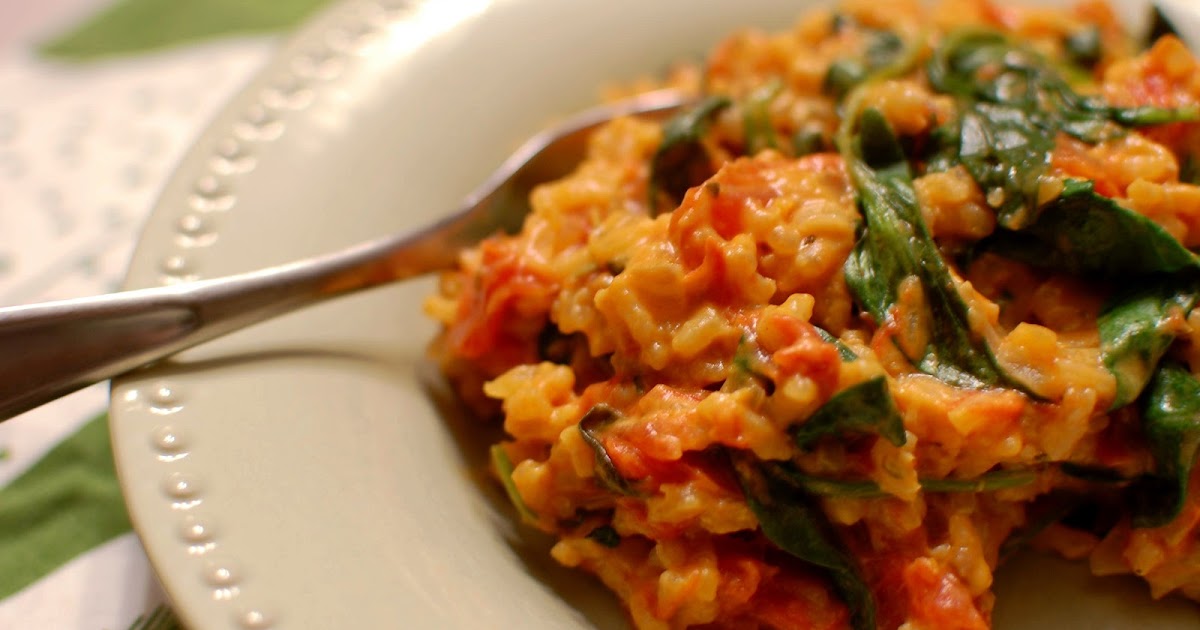 33 Shades of Green Tasty Tuesdays Baked Tomato Risotto