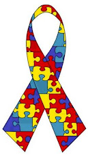 Autism Awareness Support Ribbon