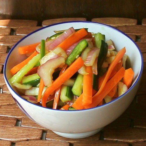 Cookistry Malaysian Pickled Vegetables SundaySupper