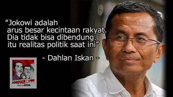 Dukungan Dahlan Iskan