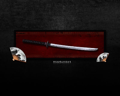 sword wallpaper. Black Ninja Sword Wallpaper