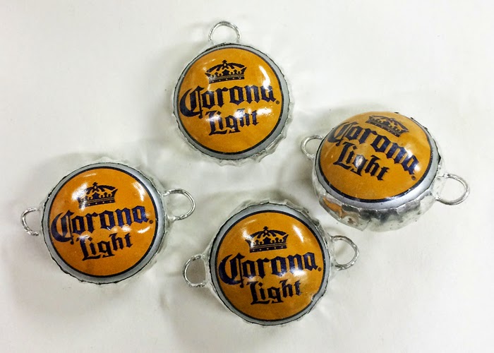 Rose Mary's Clay BEER BOTTLE CAP BEADS