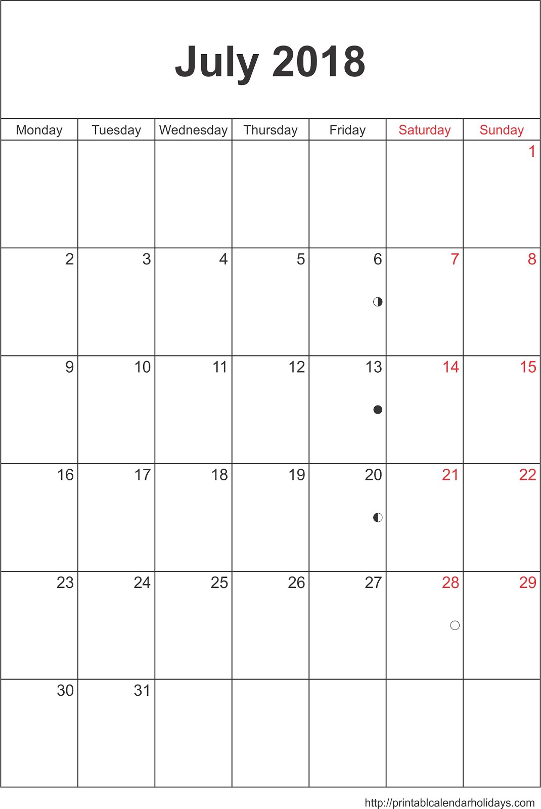june calendar 2018 template