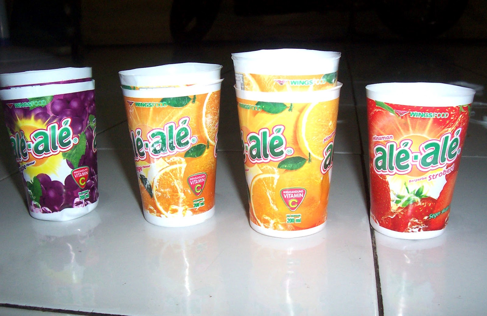 Anak Mamuju Blog Limbah Minuman Gelas AleAle Jadi Tirai