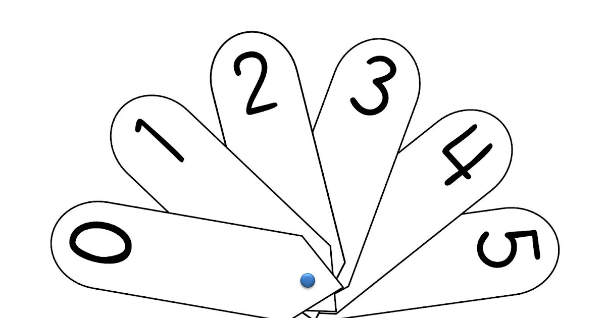 Kindergarten Lifestyle Number Fans Freebie