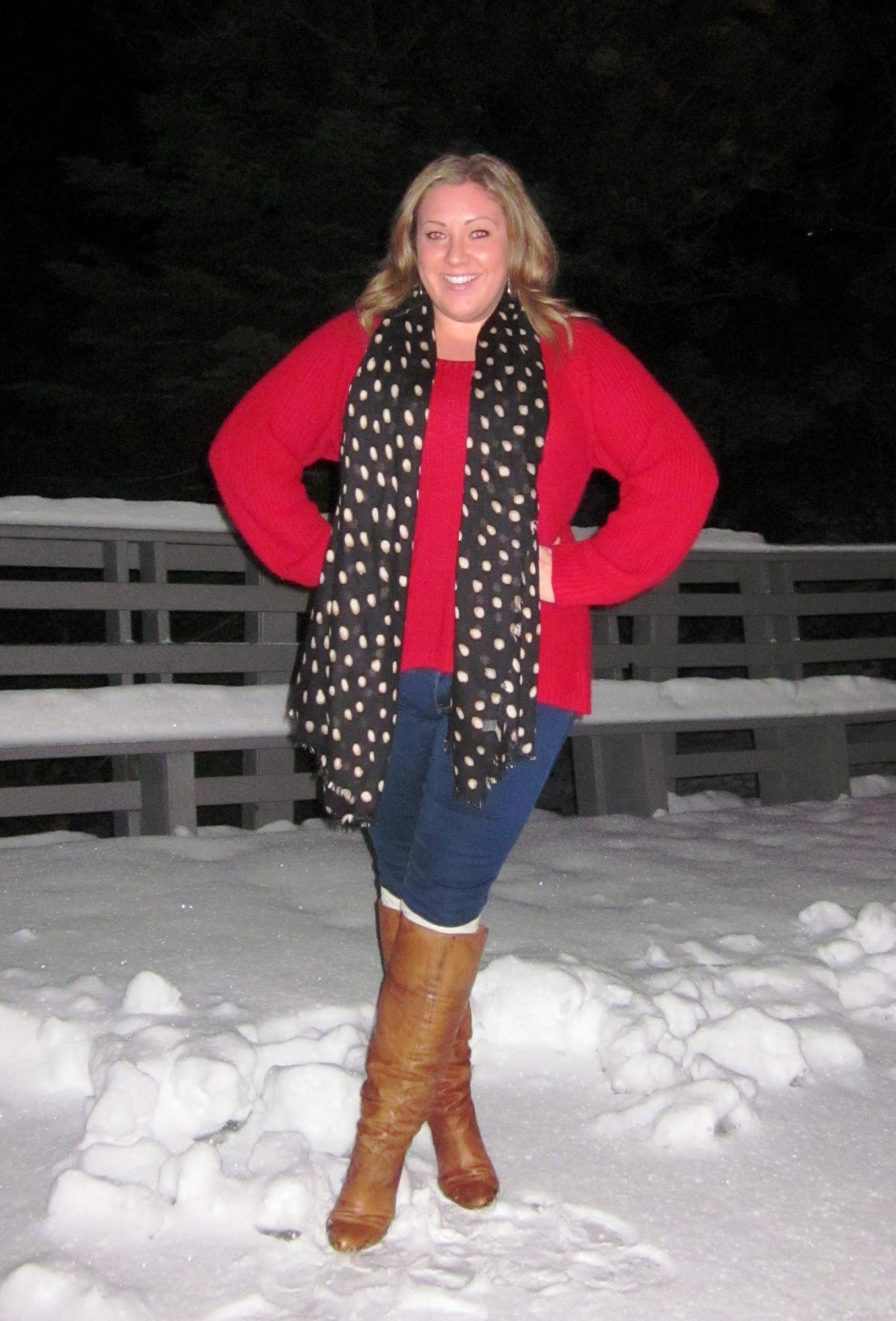 in the fashion lane What I Wore Snow Day