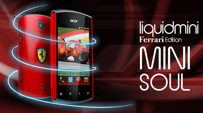 The Liquid Mini Ferrari edition will come with an exclusive Bluetooth 