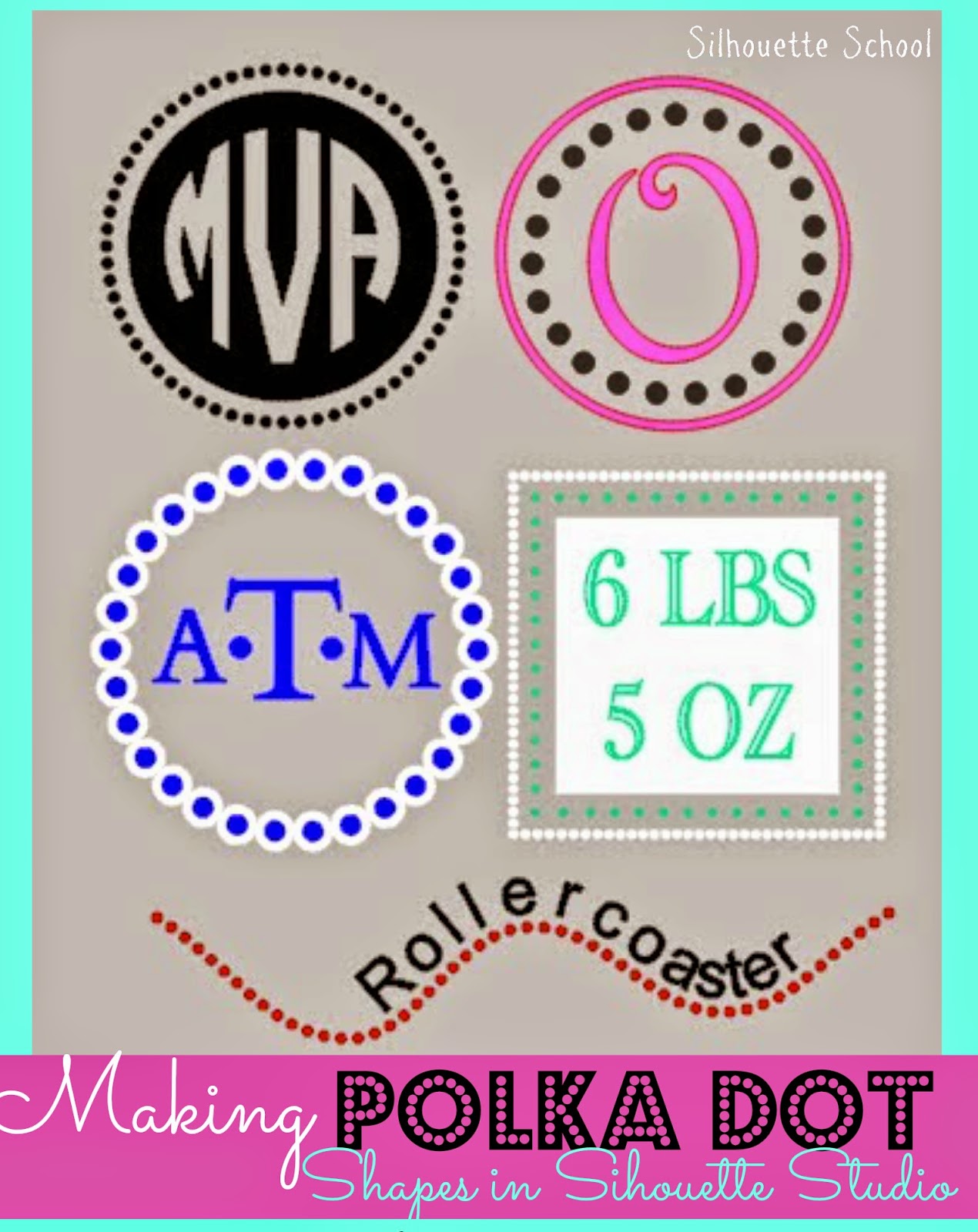 Making Polka Dot Shapes in Silhouette Studio (3 Ways) Silhouette School