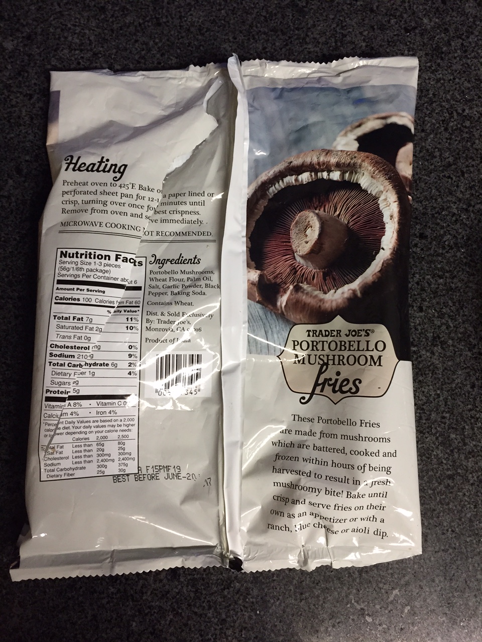 Review Trader Joe's Portobello Mushroom Fries A Nibble Bit