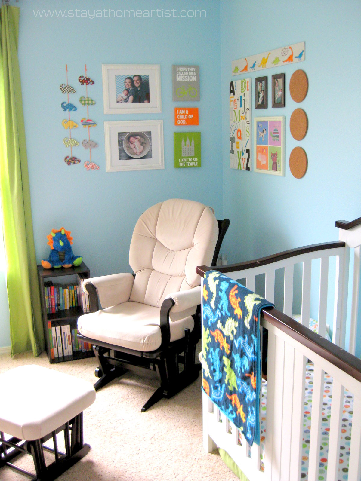 aqua orange lime green baby boy s room