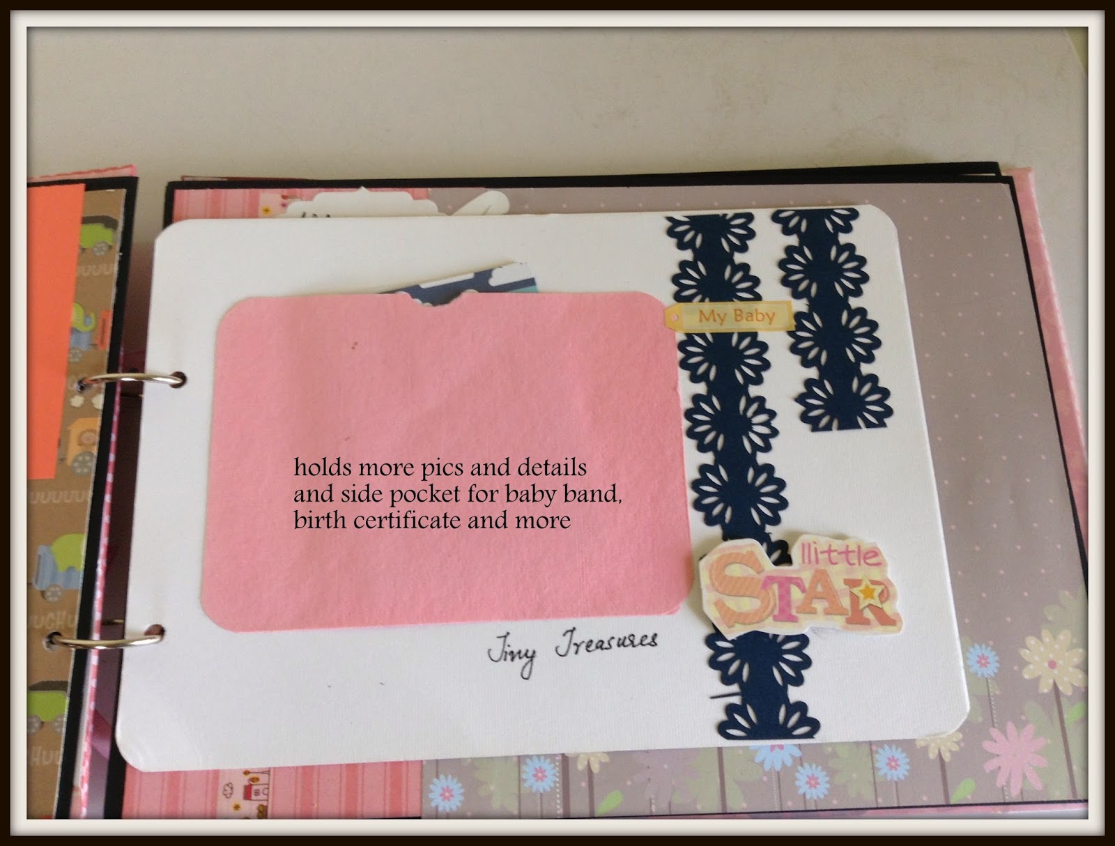 HappyMomentzz crafting by Sharada Dilip Baby Girl First year book