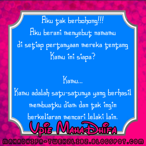 Kamu Membuatku Berhenti Pie86peE ~ Vpie MahaDhifa