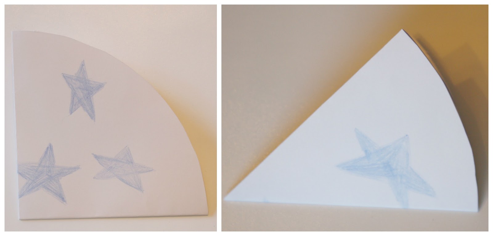 How to Make Paper Stars Using Parchment Paper - Hearty Sol