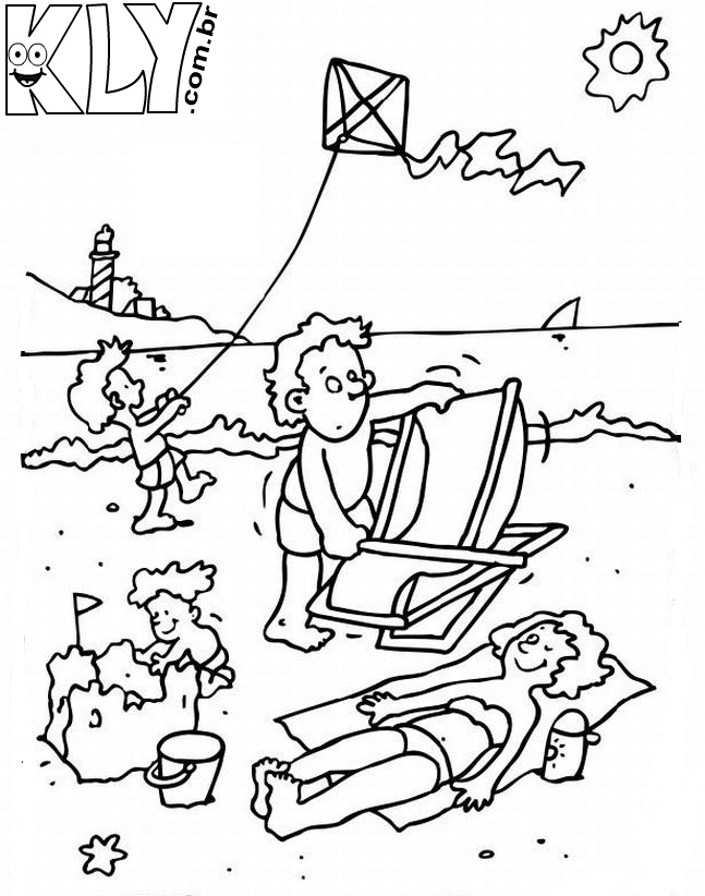 desenhos de verão para colorir desenhos para colorir