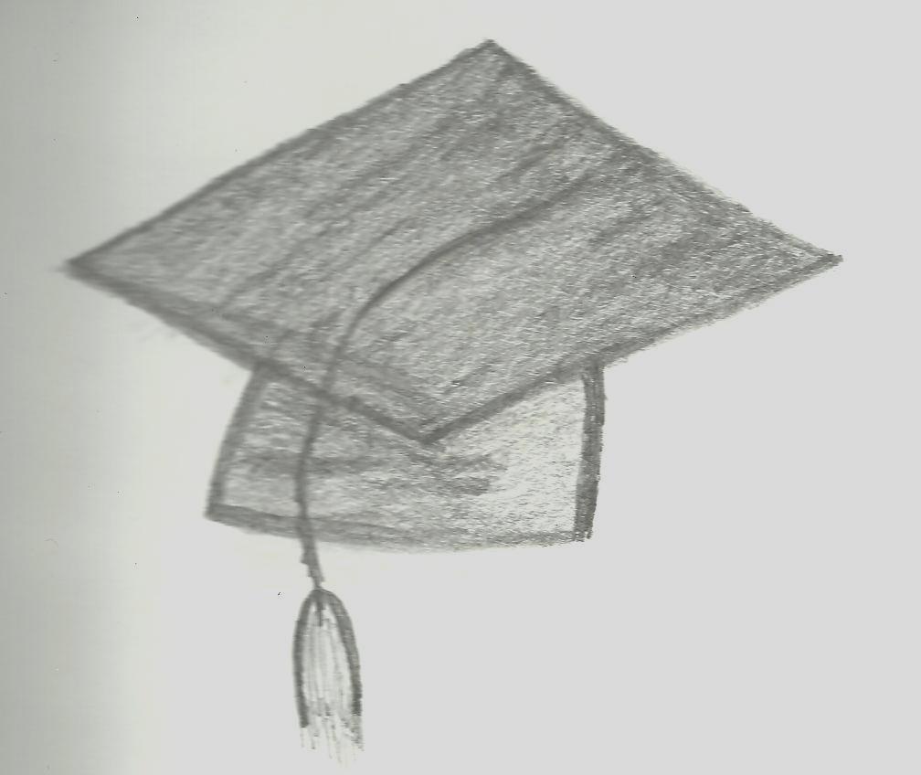 DIBUJO DE BIRRETE Y DIPLOMA DE GRADUACION PARA PINTAR Y COLOREAR ...