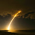 Atlas V launch trail as seen from Satellite Beach