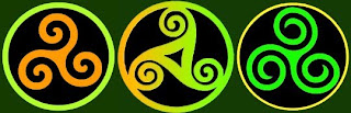 Trisquel Símbolo celta de equilibrio y evolución permanente