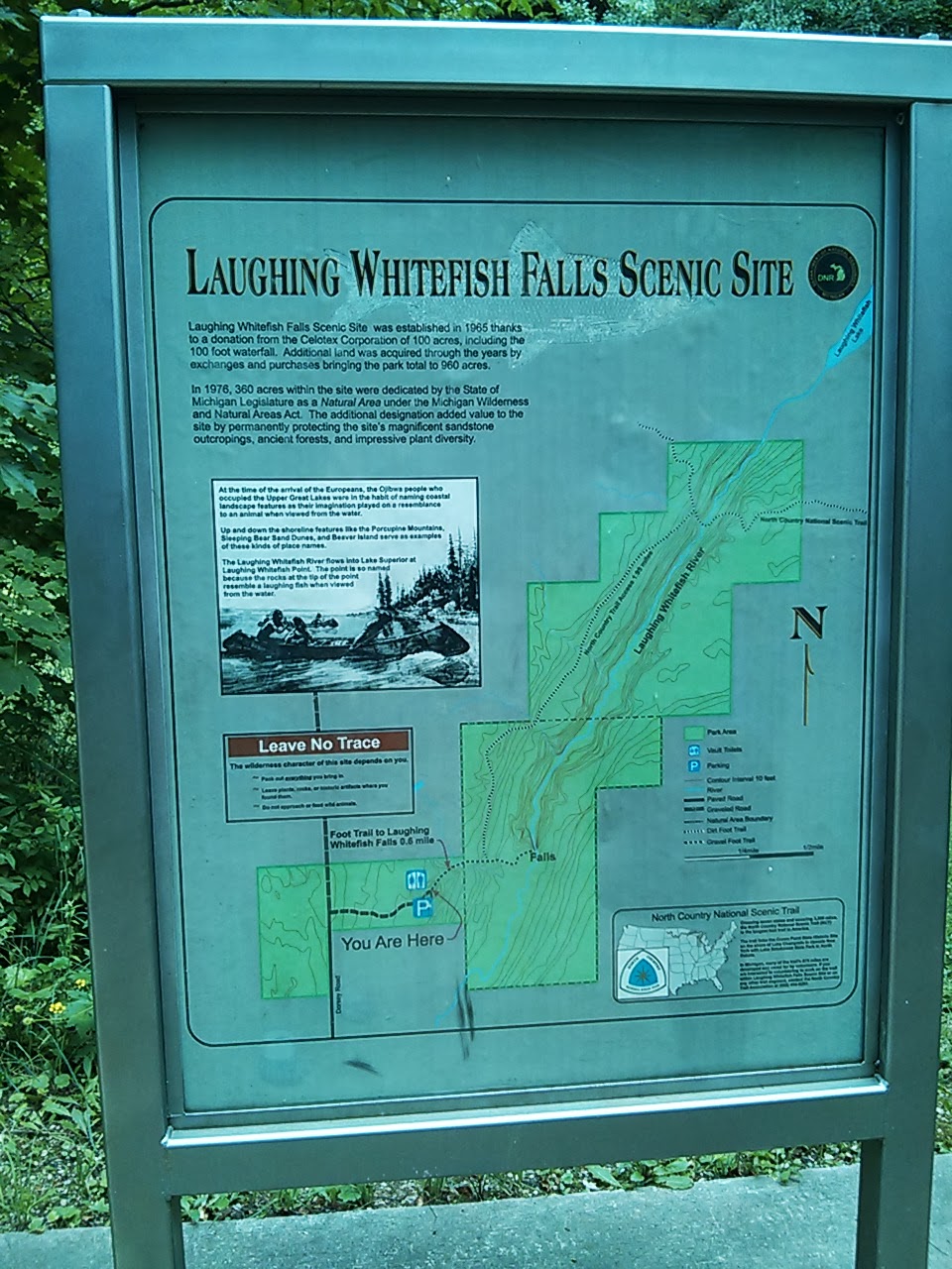 Au Train, MI Laughing Whitefish Falls Scenic Site Explore This City