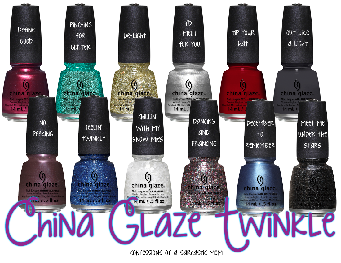 NEW China Glaze Holiday Collection Twinkle! Confessions of a