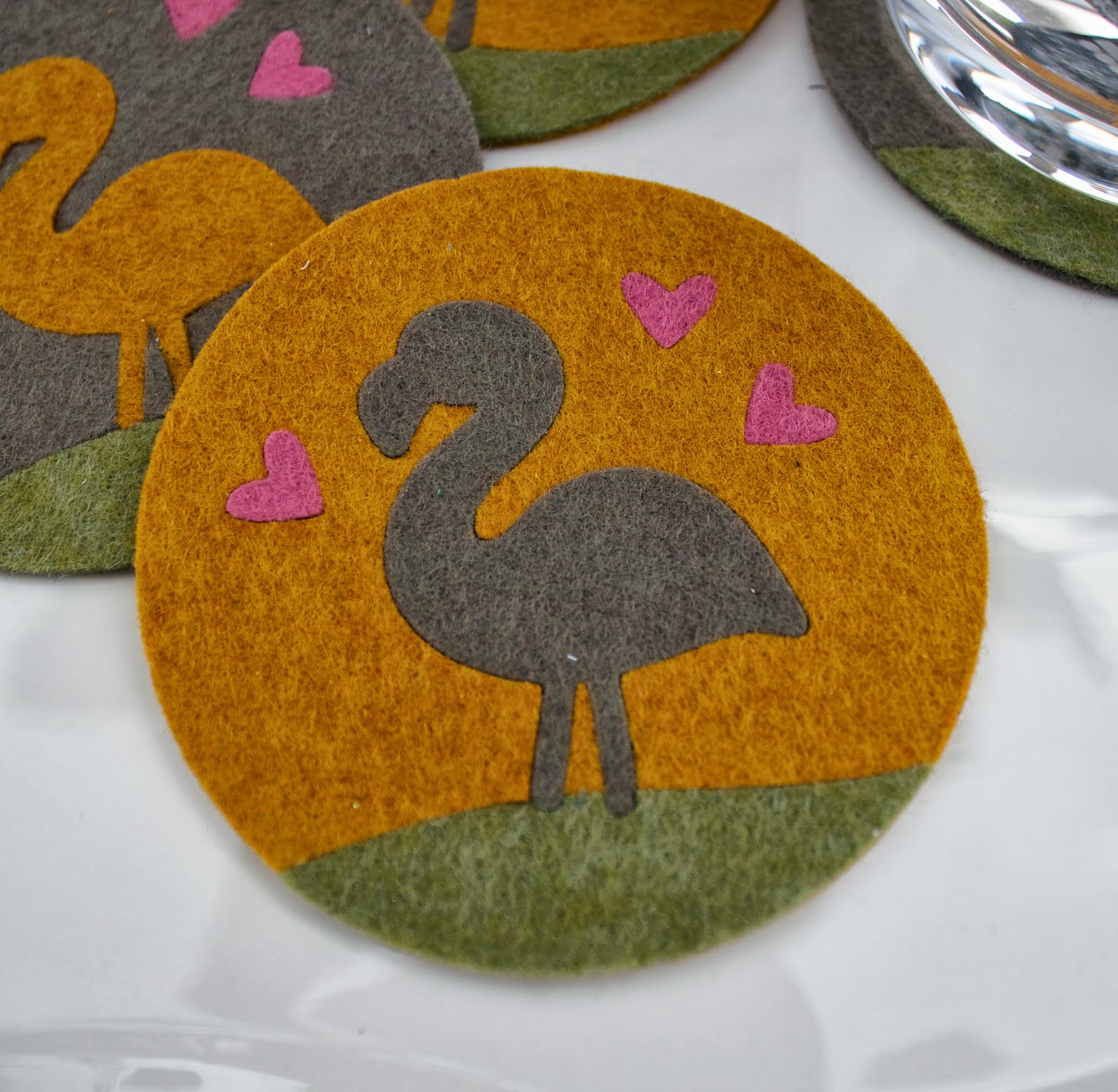 Lawnscaping Challenge Felt Coasters A Photo Tutorial