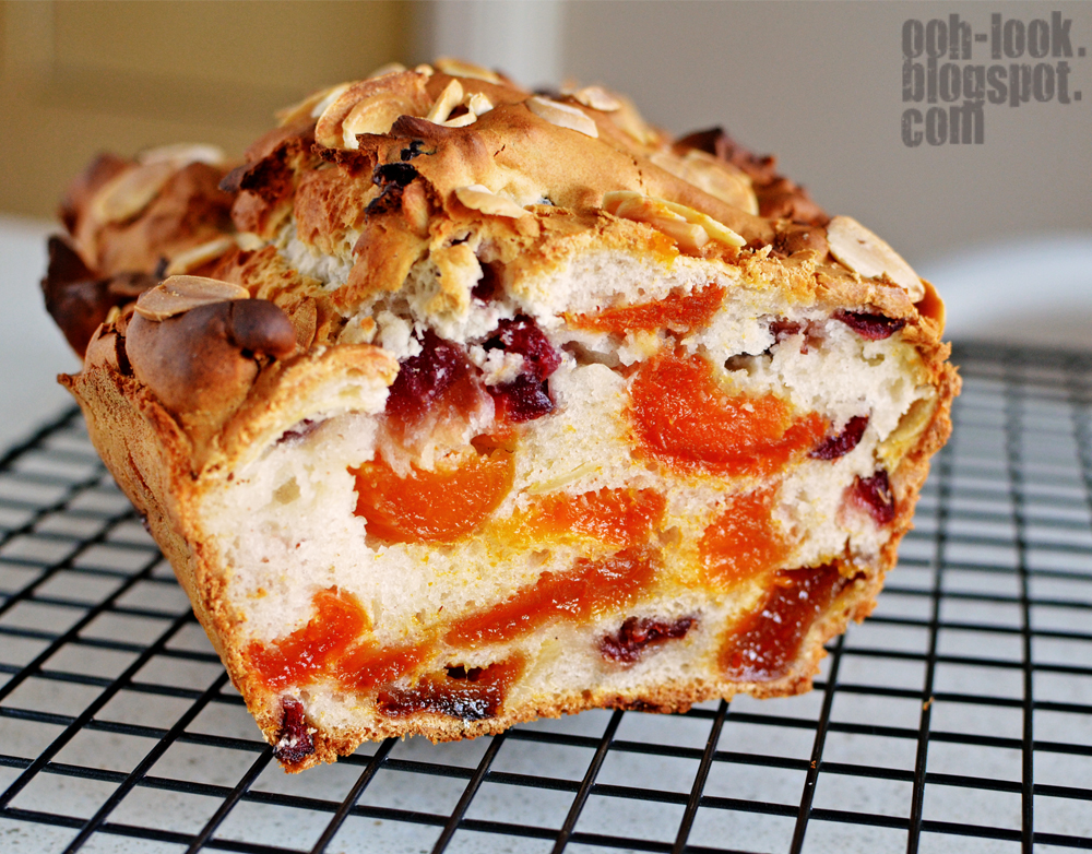 Ooh, Look... Apricot apple fruit loaf and a Cat's Decision