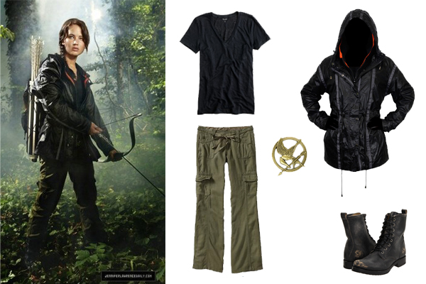 Katniss Everdeen Mockingjay Costume Uniform