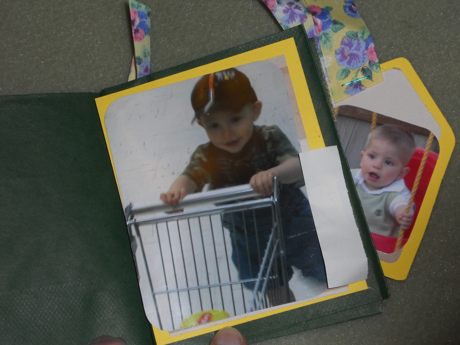 Dancing in the Kitchen With Jonnie and Boan Paper Bag Scrapbook Album