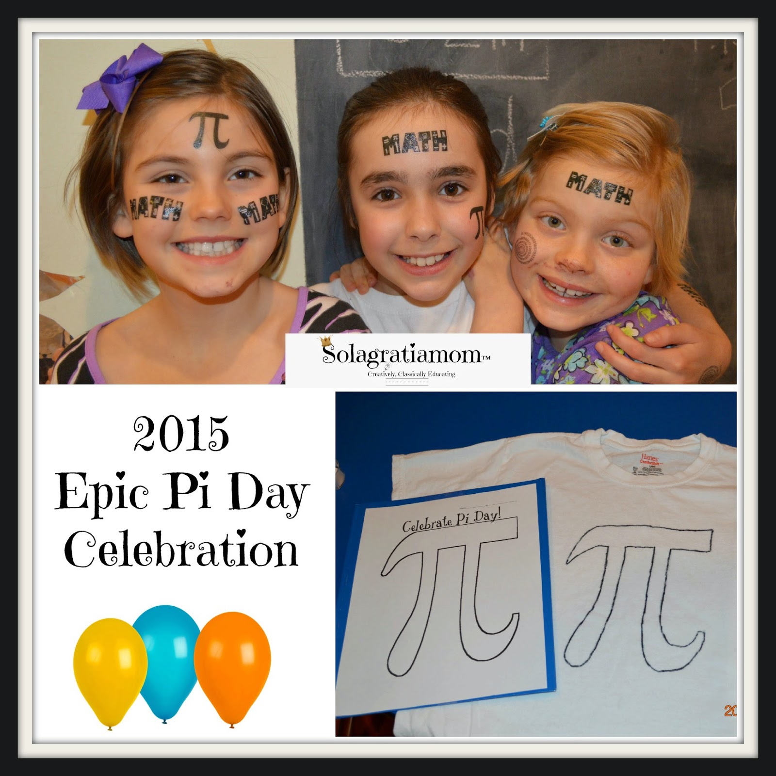 Solagratiamom Pi Day Celebration!