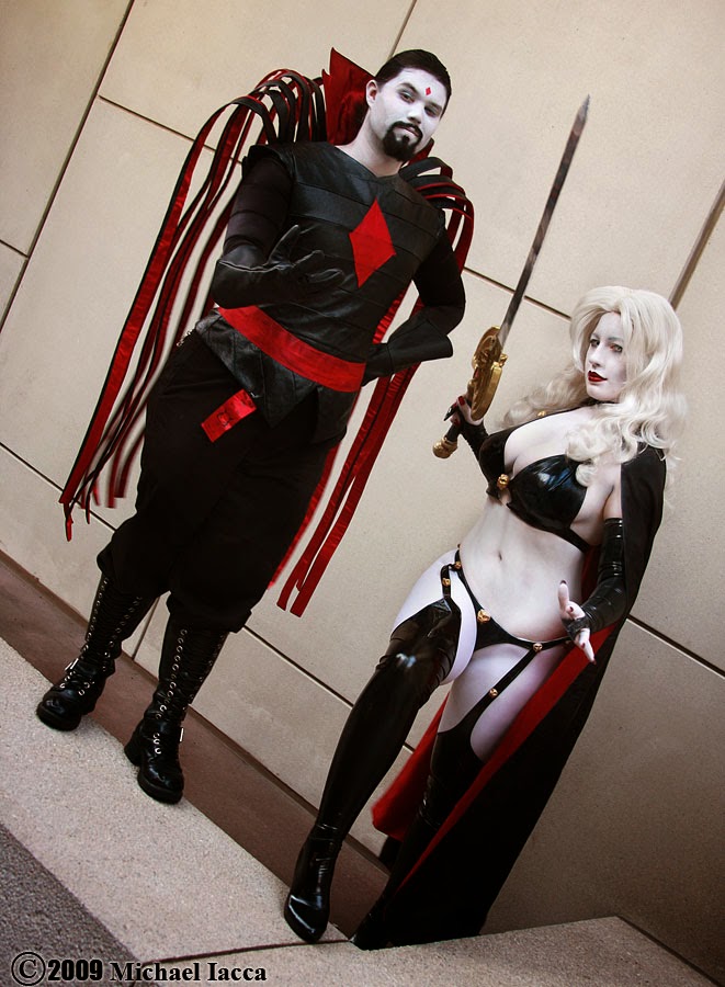 couple cosplay Mr Sinister et lady death sexy 