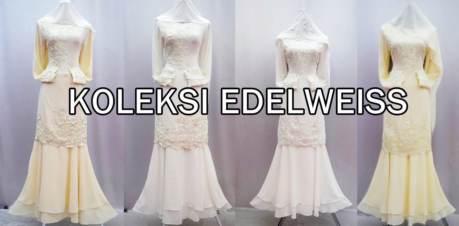 baju akad nikah terkini 