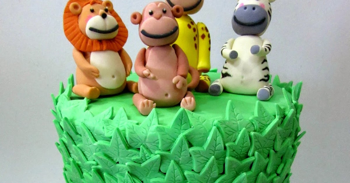 The Blue Cottage: Jungle / Safari Birthday Cake :)