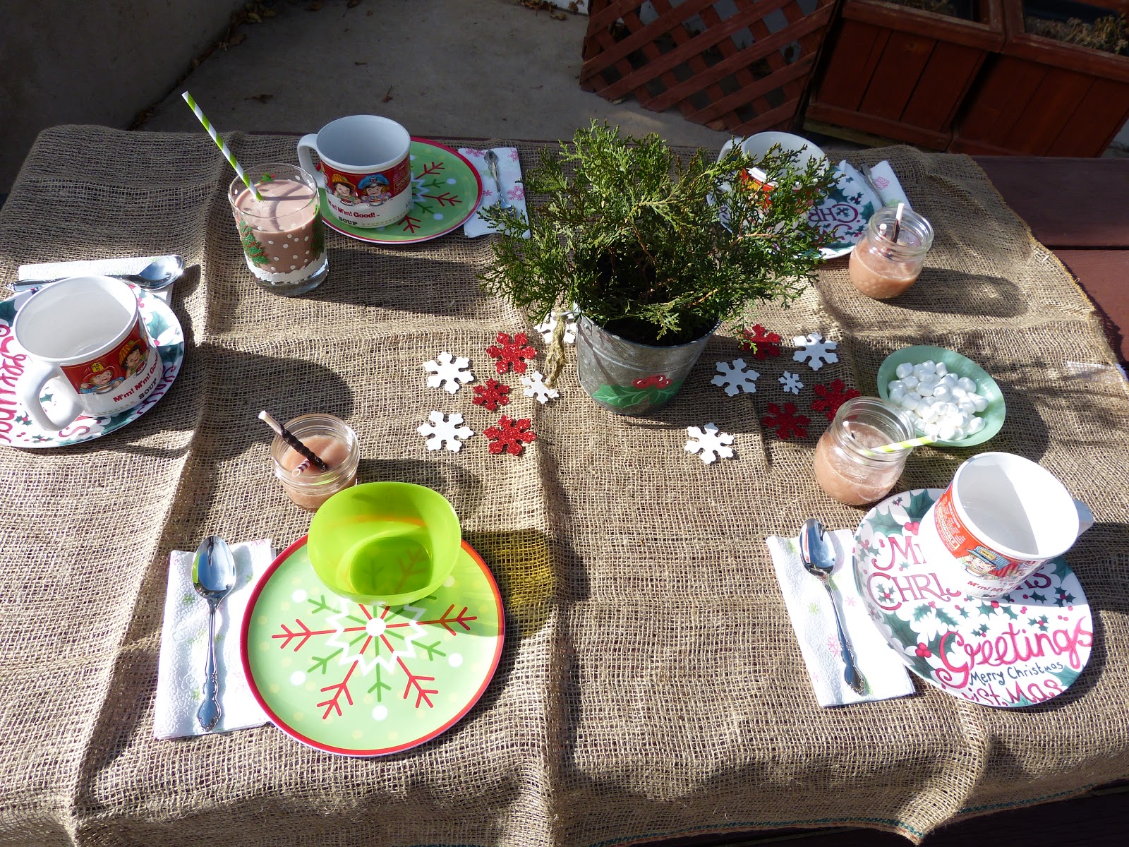 the homespun heart Winter Picnic