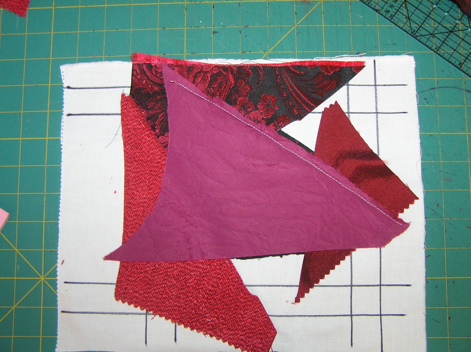 Kitty And Me Designs Crazy Quilt Foundation Piecing Tutorial