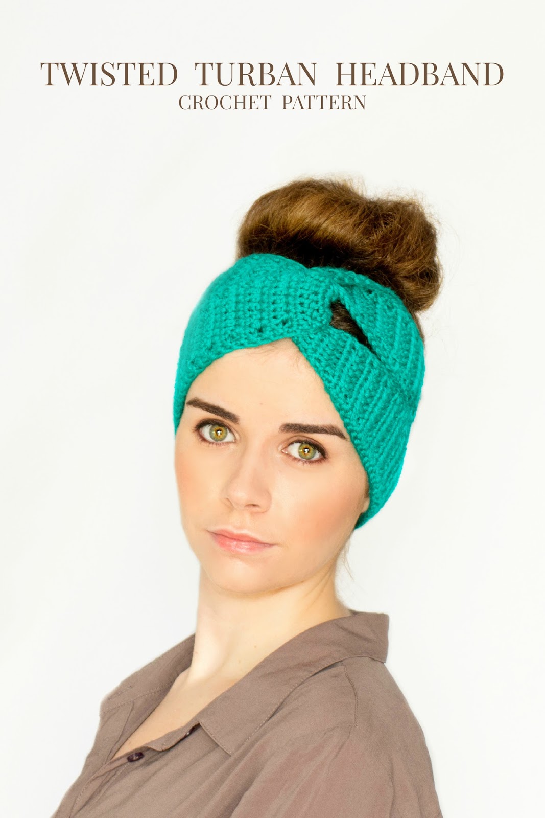 Twisted Turban Headband Crochet Pattern Hopeful Honey ...