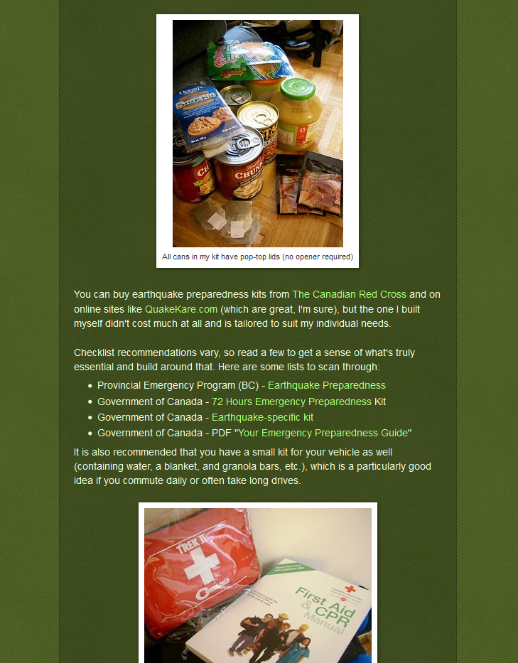 Green, Broke & Living in Kits Did You Feel It? Earthquakes in BC & the