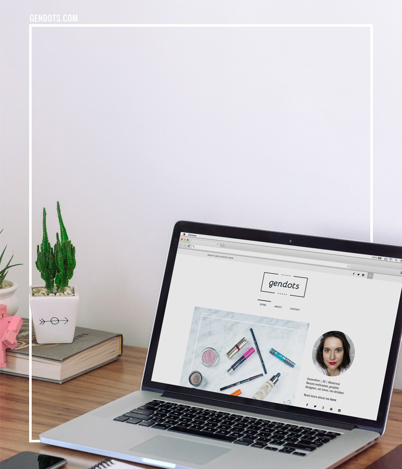 Gendots New design and blogging evolution