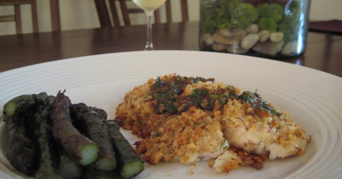 The Lush Chef WalnutCrusted Tilapia with Lemon Wine Sauce