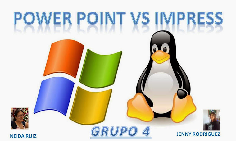 Microsoft Power Point y Open Office Impress.