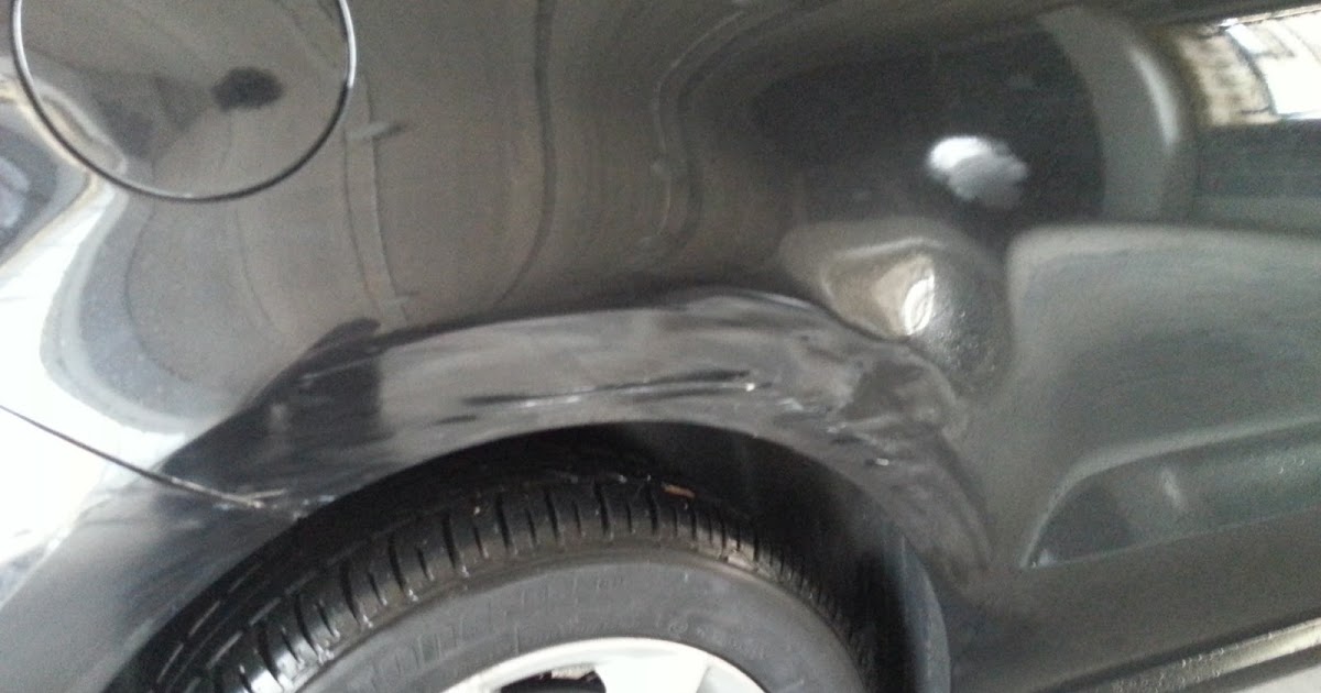 Mobile Car Scratch Dent Repair Halifax VW Polo wheel arch dent in Halifax