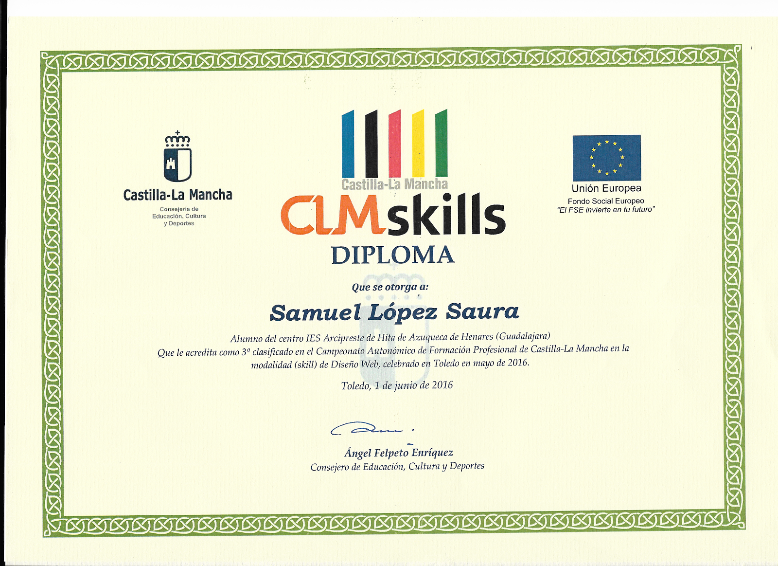 3º Castilla la Mancha -  2016