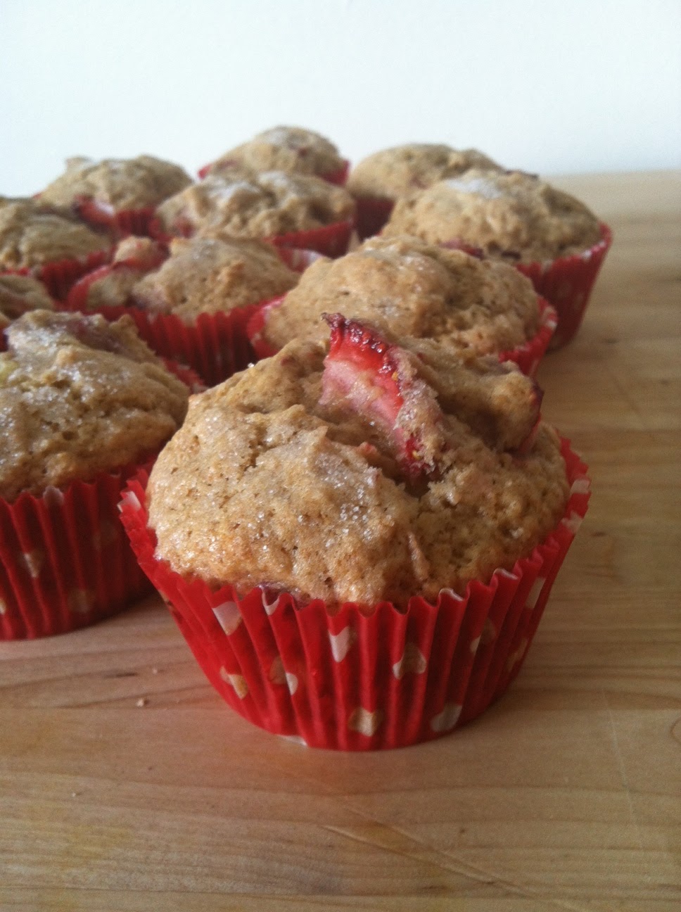Goddess of Baking Strawberry Banana Muffins