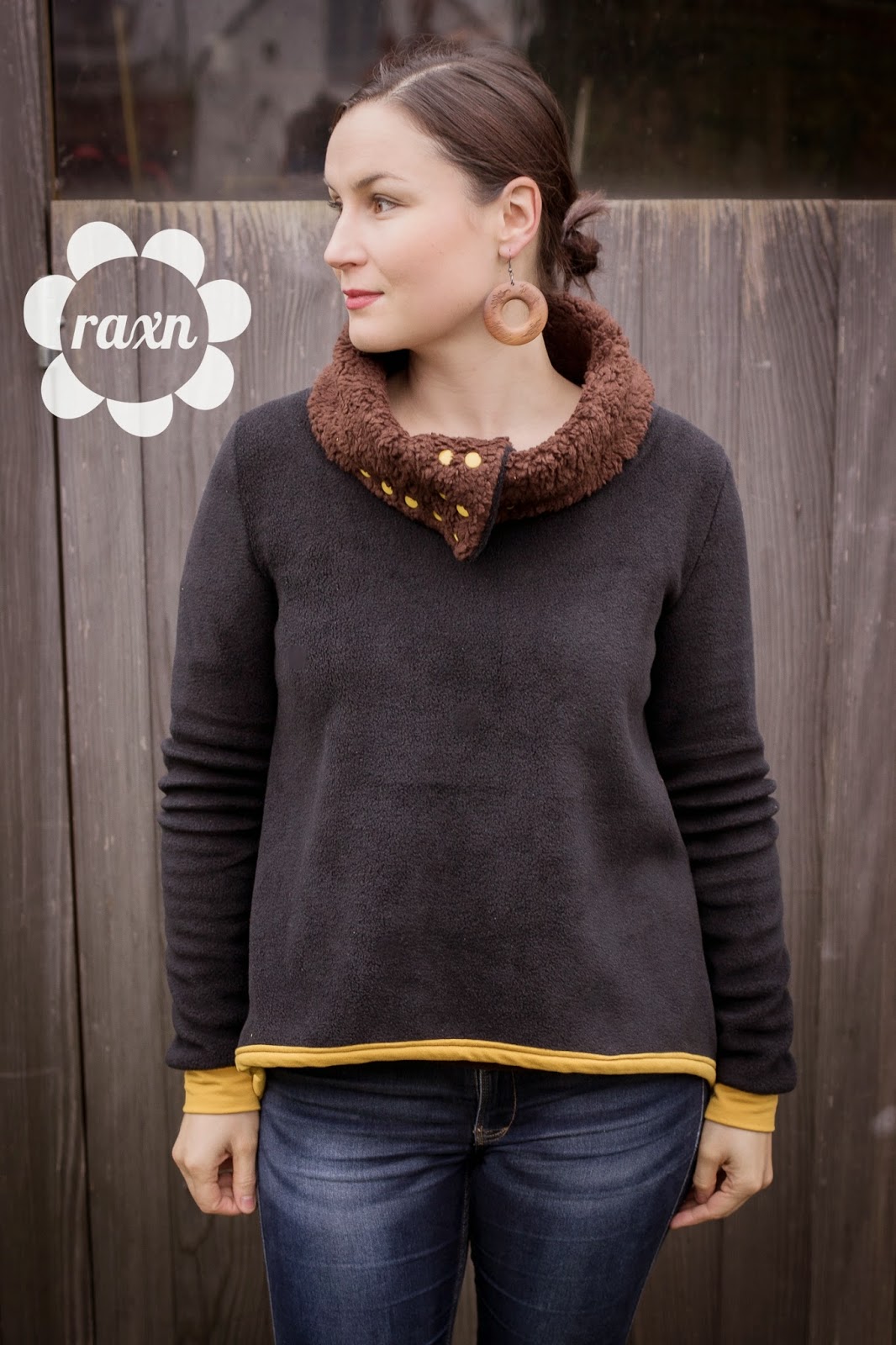 My short black lady lulla pullover zum kuscheln mit variablem ...