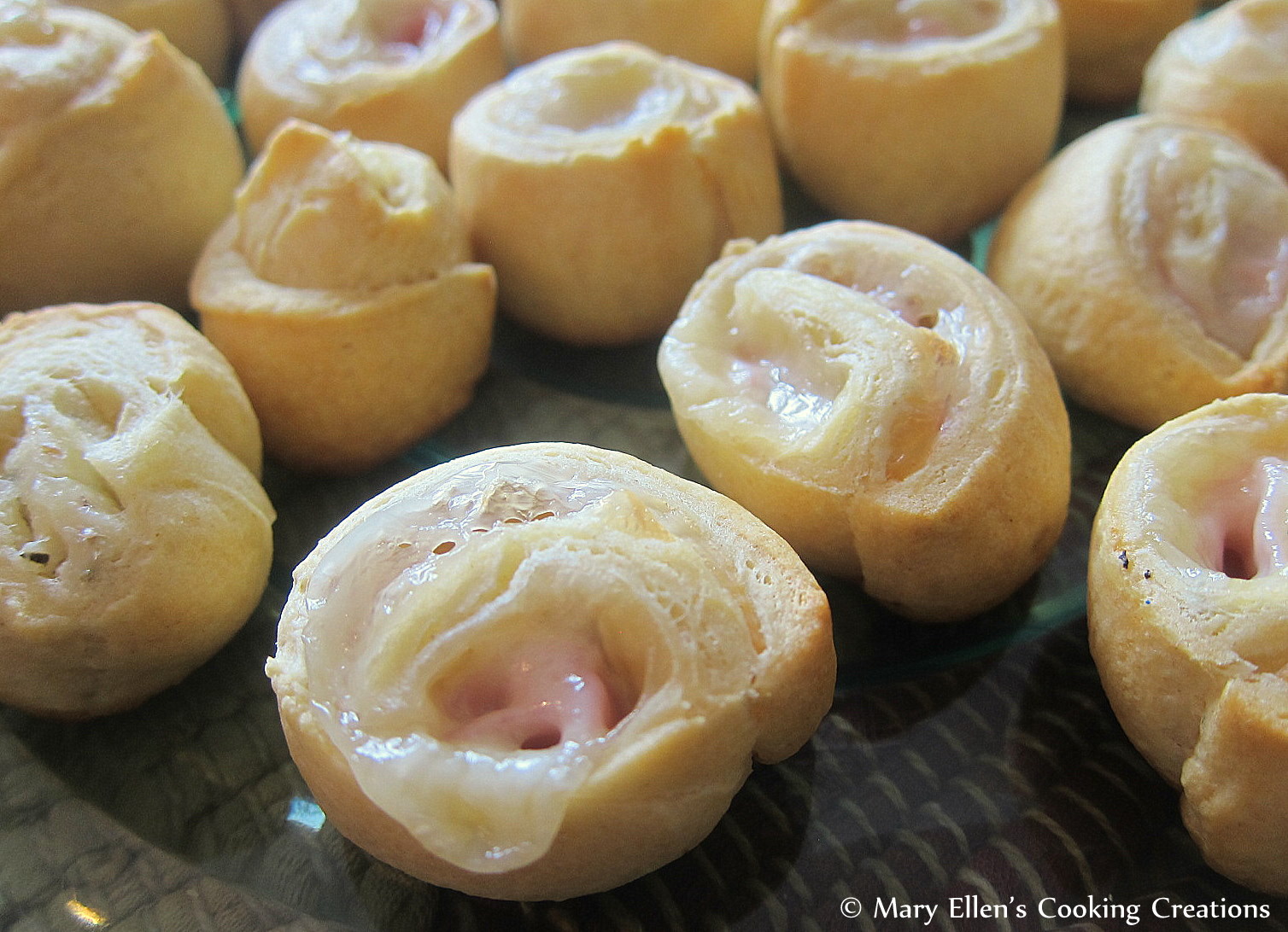Mary Ellen's Cooking Creations Baked Ham and Cheese Pinwheels