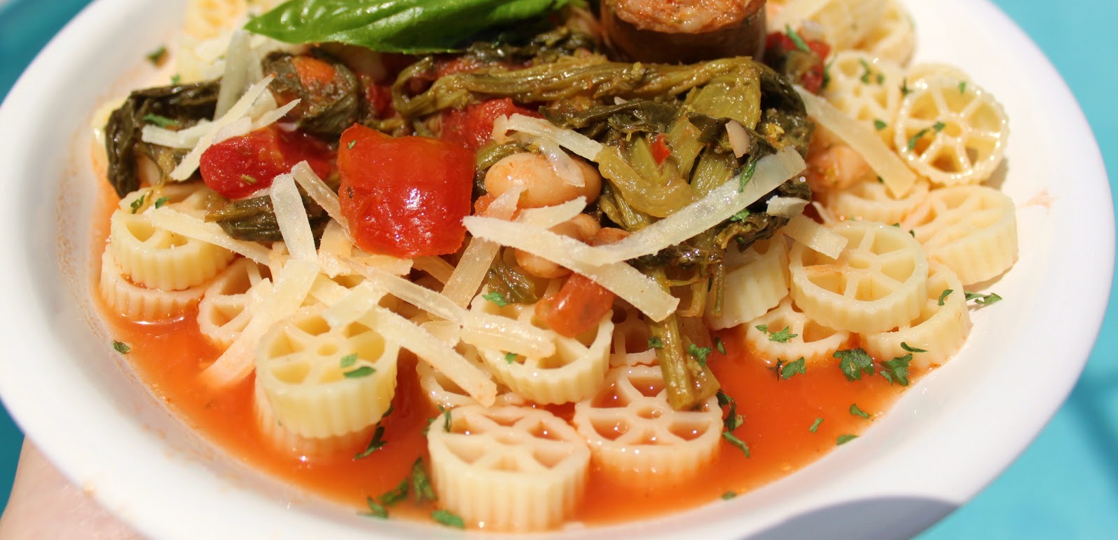 Wagon Wheels Chickpea and Broccoli Rabe Soup Recipe What's Cookin