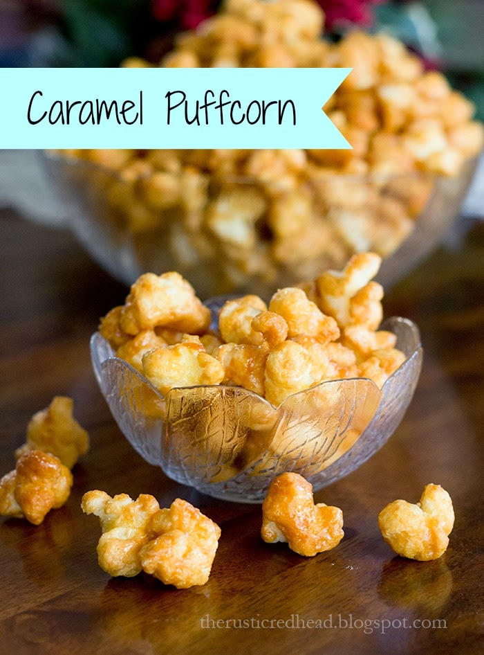 THE RUSTIC REDHEAD Caramel Puffcorn